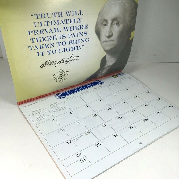 Founding Fathers 2020–2021 Calendar- Commemorative - Picture 5 of 12
